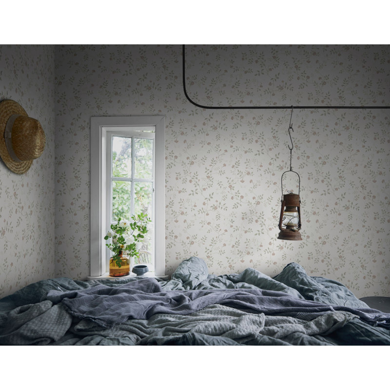 Kolonin Floral Wallpaper Roll, Pastel