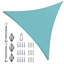 Toile d'ombrage triangulaire Colourtree avec trousse de quincaillerie d'installation-92296164-58148946