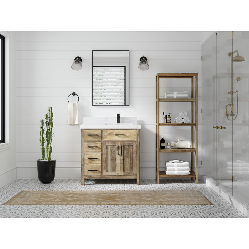 Meuble-lavabo simple 36 po avec dessus Clairann, Empira