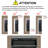 Recessed Electric Fireplace, 60", Multi Color Flame & , 1400W Heat, Remote, Touch Button Heat Efficiency-2093829941