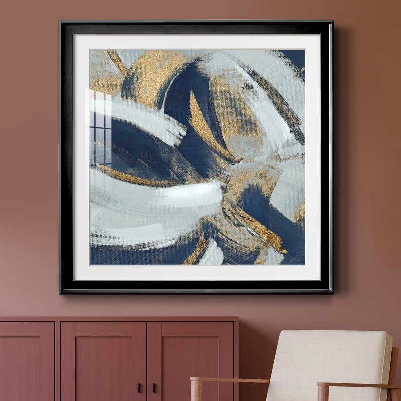 Rustique et doux-amer I - peinture encadrée, H 30,5 po x l 30,5 po x P 1,5 po, Papier encadré noir