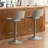 Swivel Adjustable Height Bar Stools, Faux Leather Upholstered Counter Stools, Modern Pub Stools-2067231100