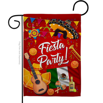 Double Sided 18.5 in. H x 13 in. W Polyester Garden flag