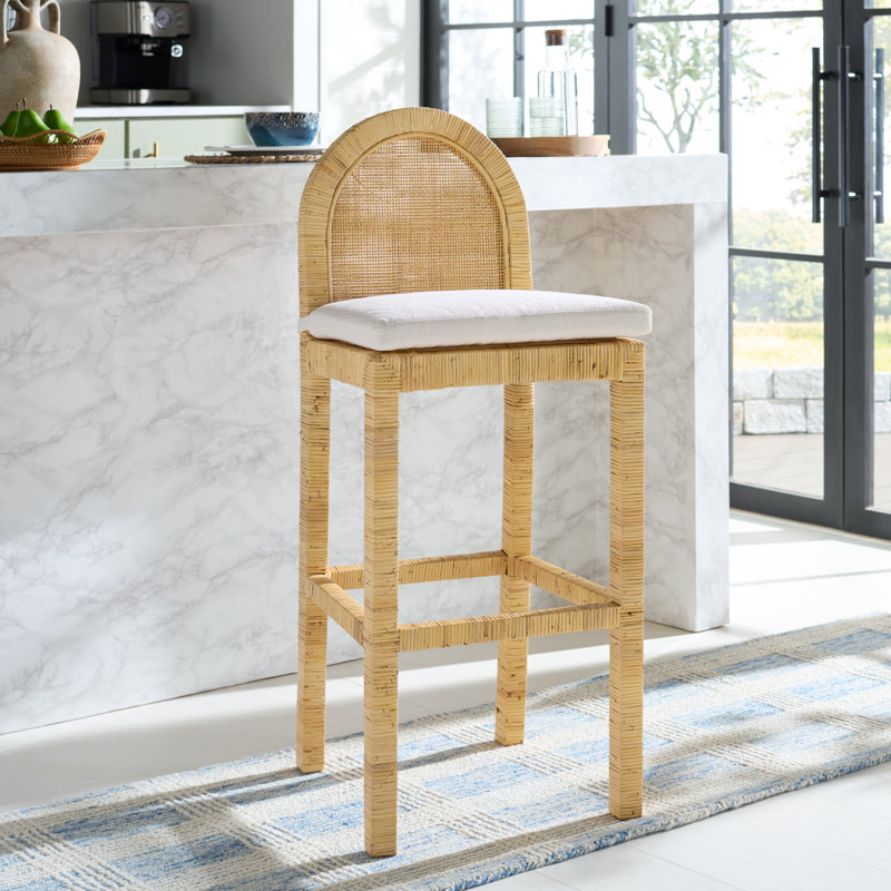 Tabouret de comptoir Tojo Cane, Très grand (siège d'une hauteur de 37,4 po)