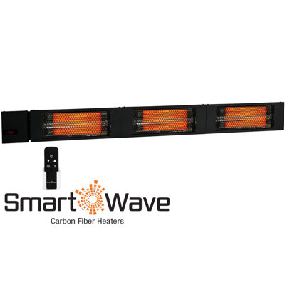 RKS Radiant Heater 61" Black, Triple Carbon Lamp 208V 4500W