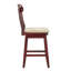 Tabouret de comptoir pivotant rembourré Marcotte-1954776651-2008173768