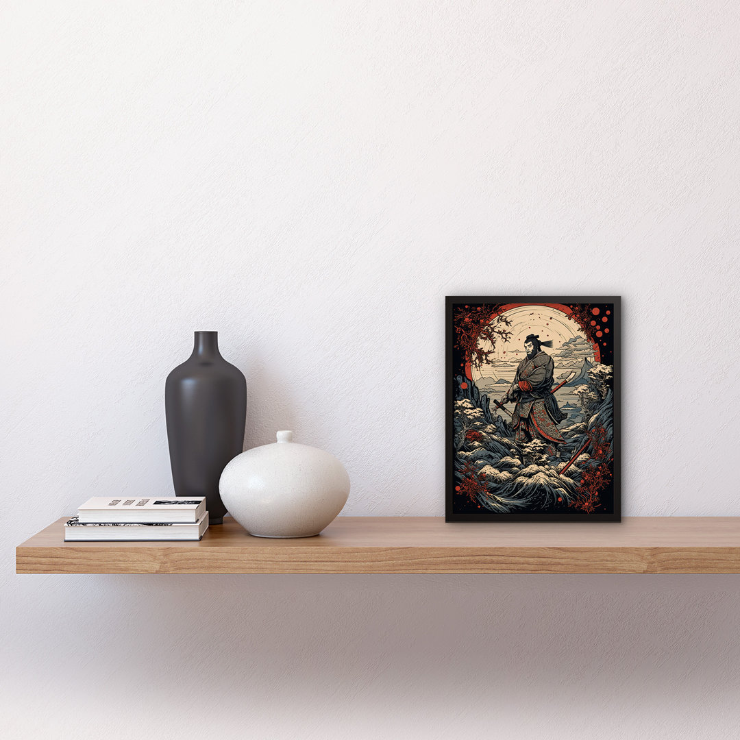 Swiridoff Winter Forest Landscape Samurai Master Rockabilly Americana - Single Picture Frame Print