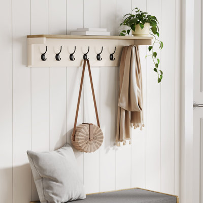 VonHaus Ash Hall Wall Hook Wall Mounted Coat Rack