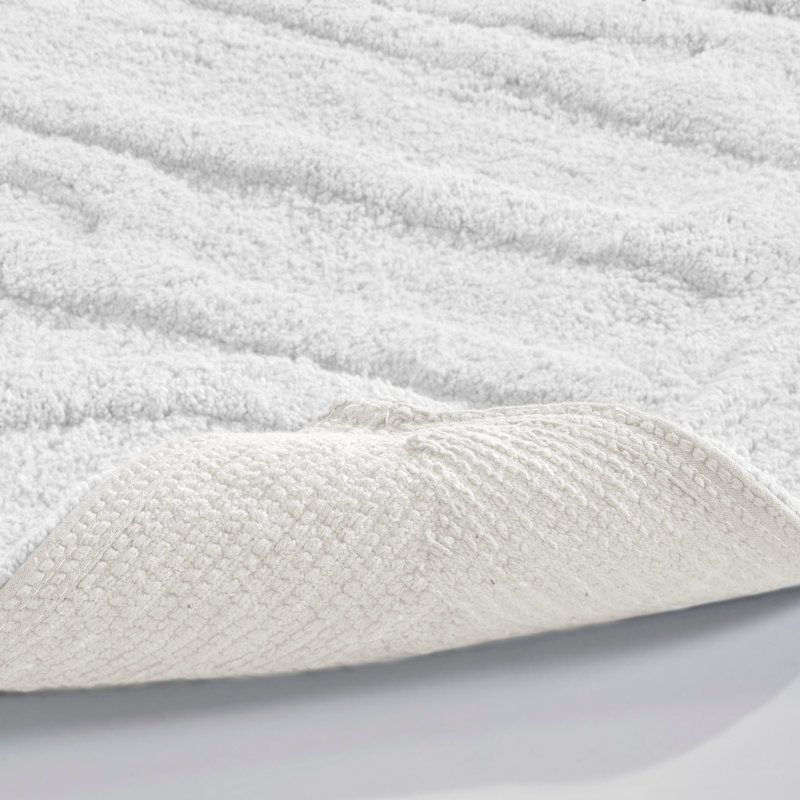 Non-Slip Bath Mat, White