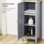 Tour à linge de salle de bain contemporaine en MDF Slim Storage - parfaite pour les espaces compacts