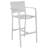 Sunset Outdoor Bar Height Dining Set – Rectangular Patio Table & Matching Seating Collection, Powder-Coated Aluminum Frame