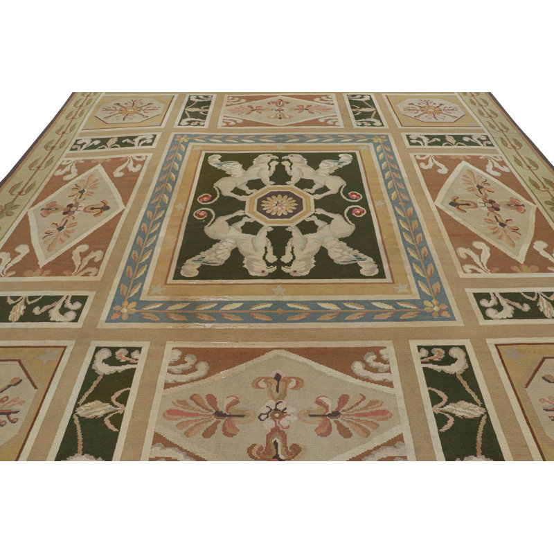 One-of-a-Kind Rectangle 11’7”x17’ Hand Knotted Area Rug