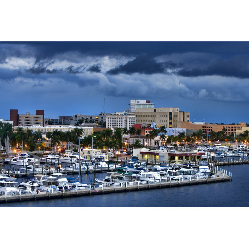 Yacht Basin - Wrapped Canvas Print, 30cm H x 46cm W x 3.8cm D