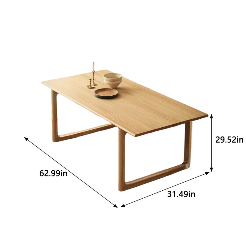 Table de salle à manger, L 31,49 po x L 62,99 po