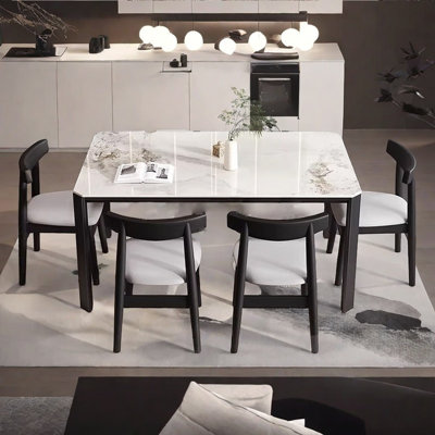 Italian style rectangular simple dining table