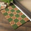 Petal Checkerboard Coir Doormat-1025304931-1009020494