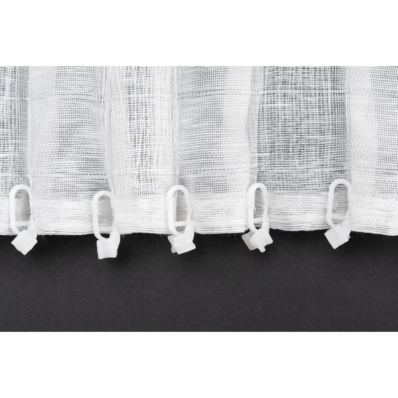 Gardine (1 Stück), transparent, White