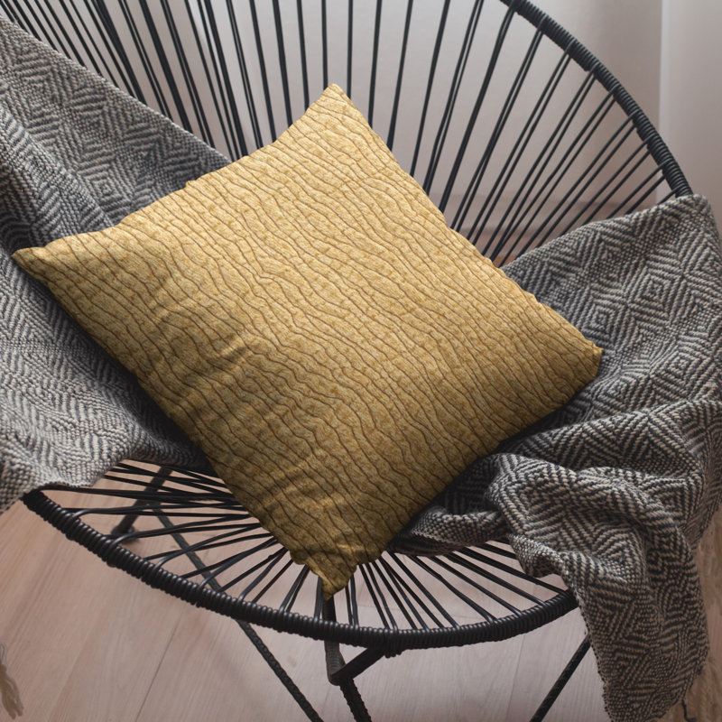 Housse de coussin rectangulaire en polyester / mélange de polyester, 12 po x 20 po