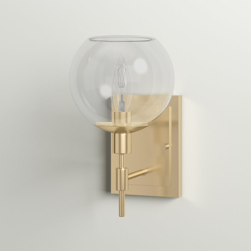 Lomawai Aluminum Armed Sconce, Alturas Gold