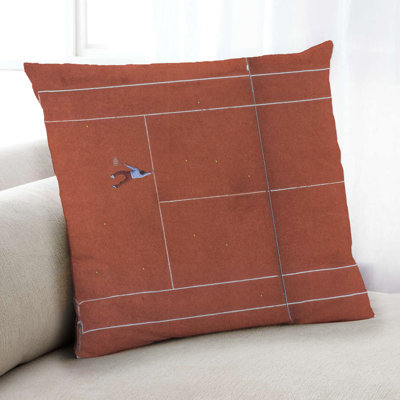 Sports Tennis 14 Throw Pillow