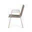 Chaise de salle à manger d'extérieur moderne en aluminium avec siège en corde (ensemble de 2)-520964998