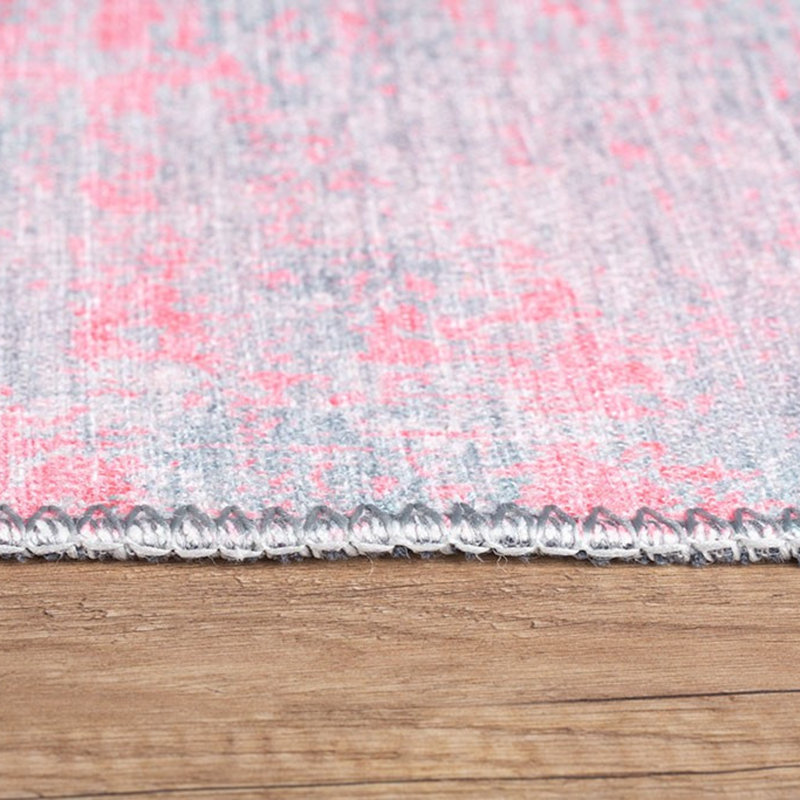 Premium Machine Washable Carpet, 4.6 x 6.2 Feet, 100% Polyester, 1850 g/m² | Pile Height: 0.2 Inches | Eco-Friendly Recycled Poly Cotton Underside | Perfect for Living Room, Bedroom, and High-Traffic Areas