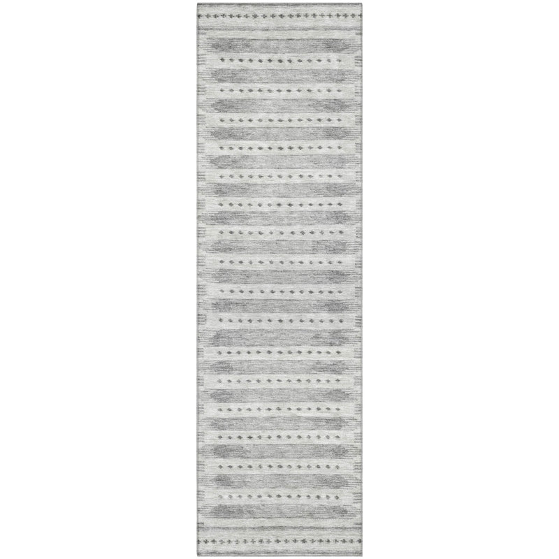 Premium Machine Washable Mayfield Border Rug, Runner 2'3" x 7'6"