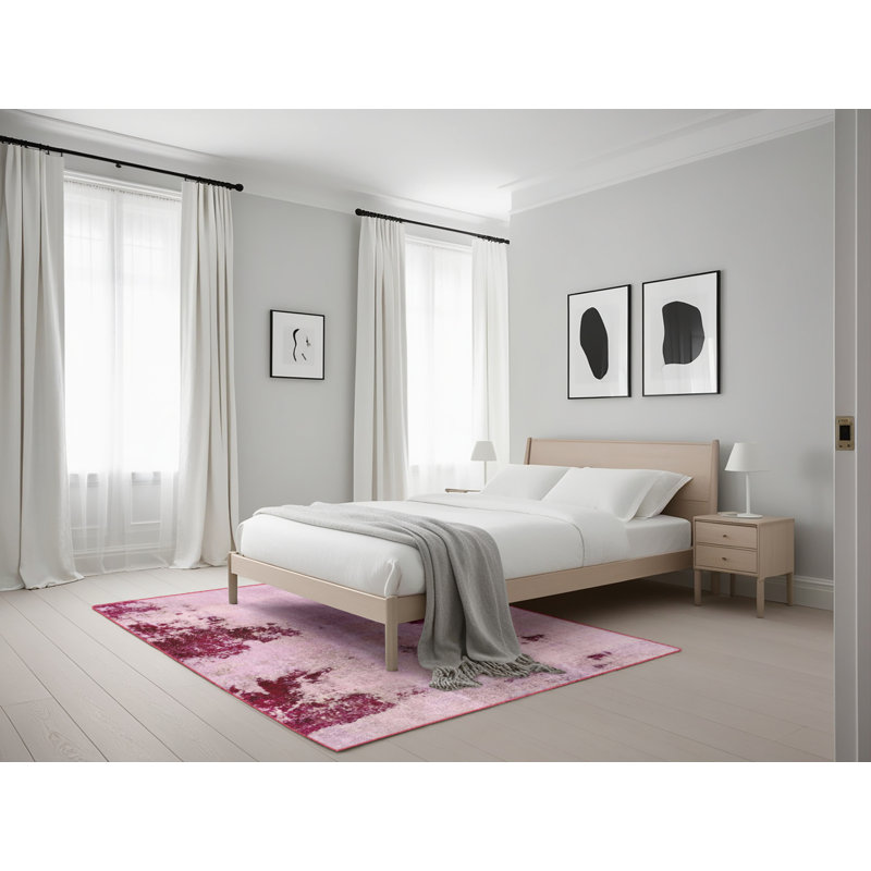 Tapis abstrait moderne 2018, Rectangle 5 pi x 7 pi