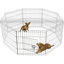 Panel Iron Exercise Pen With Door-49908936