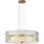 Lustre tambour 4 lumières à intensité variable Rokesha