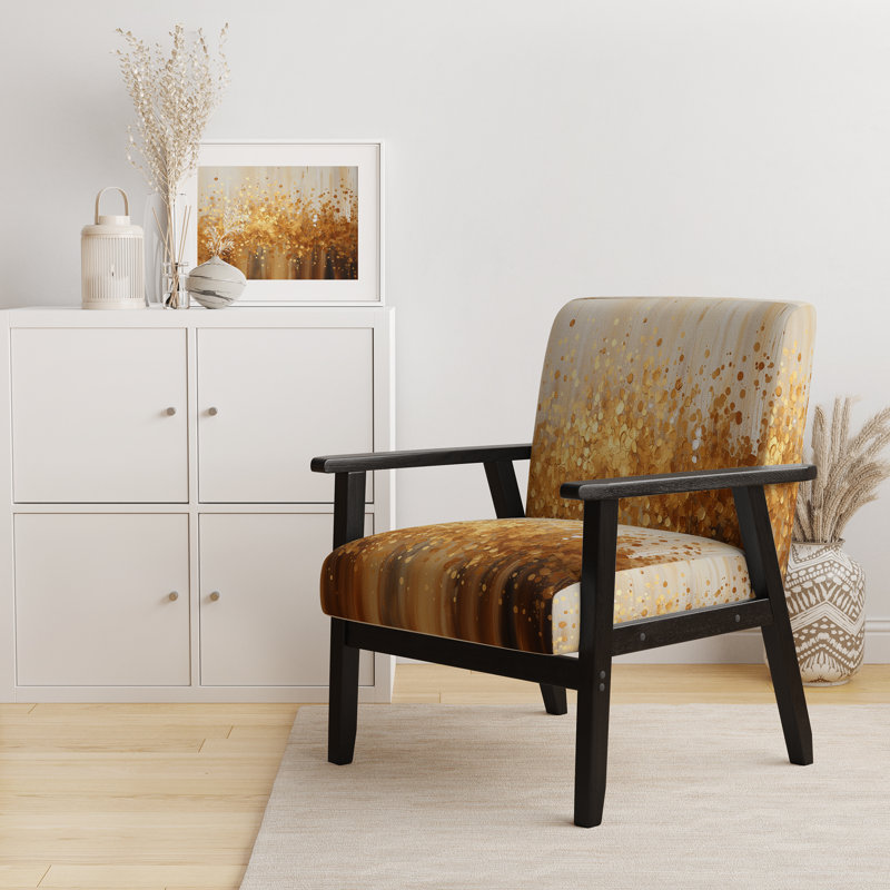 Golden Radiance II - Fauteuil rembourré moderne