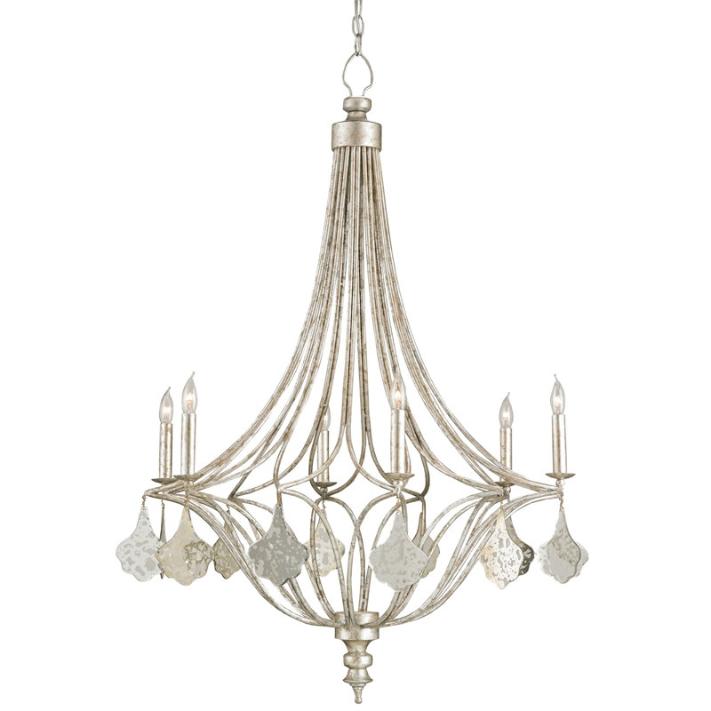 Lustre empire 6 lumières façon bougie Lavinia