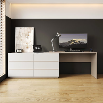 Modular L-Shaped Writing Desk