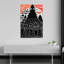 Forêt du Savoir Éveil - Affiche murale abstraite contemporaine représentant un paysage forestier-1462756595