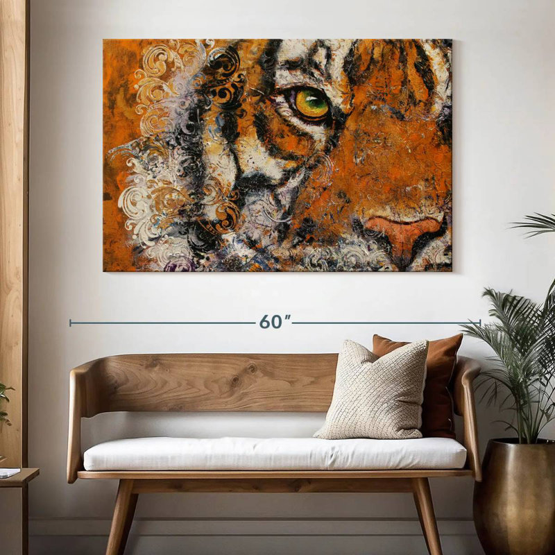 Brampt Royal Tiger Eye, 34" H x 51" W