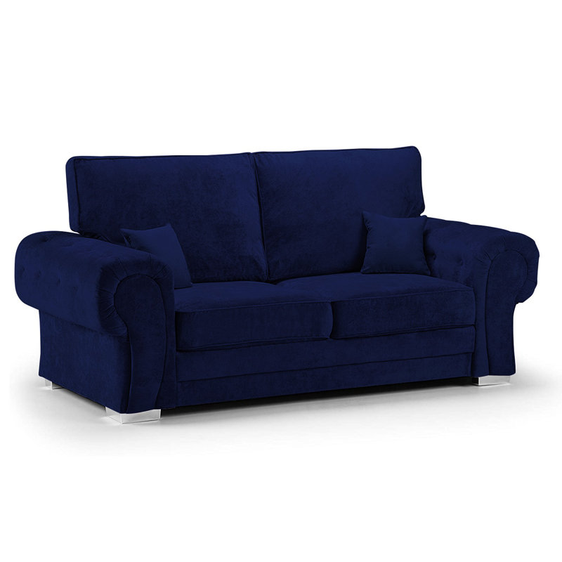 Derry Chenille Sofa, Blue, 3