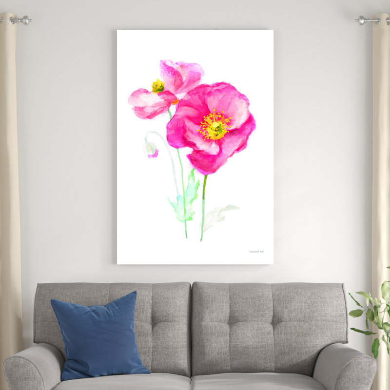 «Color of Spring III» par Danhui Nai - peinture sur toile tendue, H 48 po x l 32 po