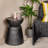 Magnesium Oxide Pedestal Side Table