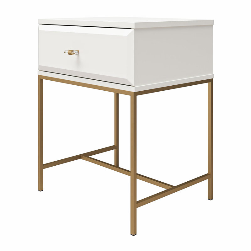 51cm W Manufactured Wood Bedside Table