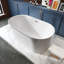 Baignoire de trempage autoportante 59 po en acrylique