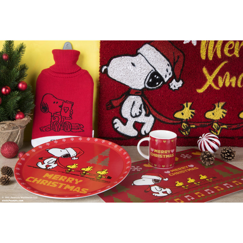 Peanuts Xmas Non-Slip Christmas Doormat