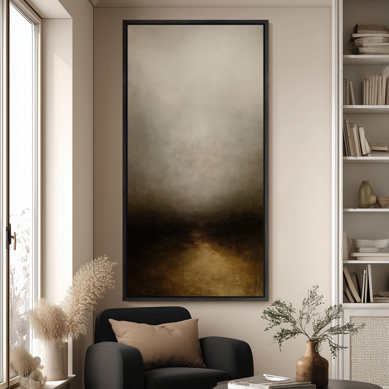 Très grand art mural rétro encadré pour art classique, H 60 po x l 30 po, Noir