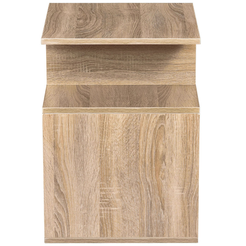 Gaylee 1 Piece Side Table Set, Oak