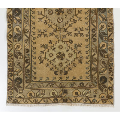 Tapis beige en laine Anatolian