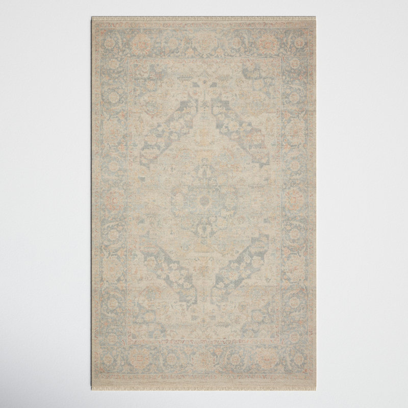 Amanda Oriental Indoor Rug, Square 1'6"