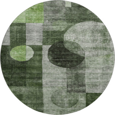 Premium Machine Washable Konopka AMF1114 Geometric Rug
