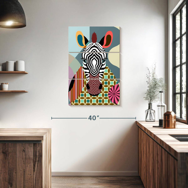 Brampt Spectrum Zebra, 38" H x 24" W