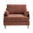 Chenille Upholstered Convertible Chair-87112327