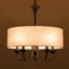 5-Light Modern Farmhouse Chandelier, Rustic Candle Ceiling Hanging Light Fixture for Dining Room