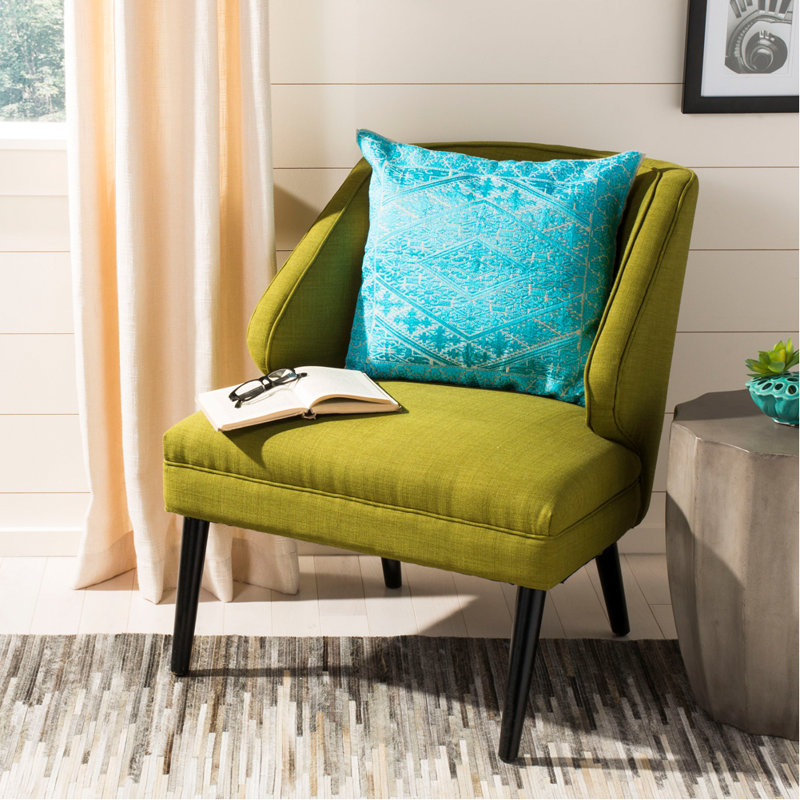 Lila Ikat Reversible Throw Pillow, Blue